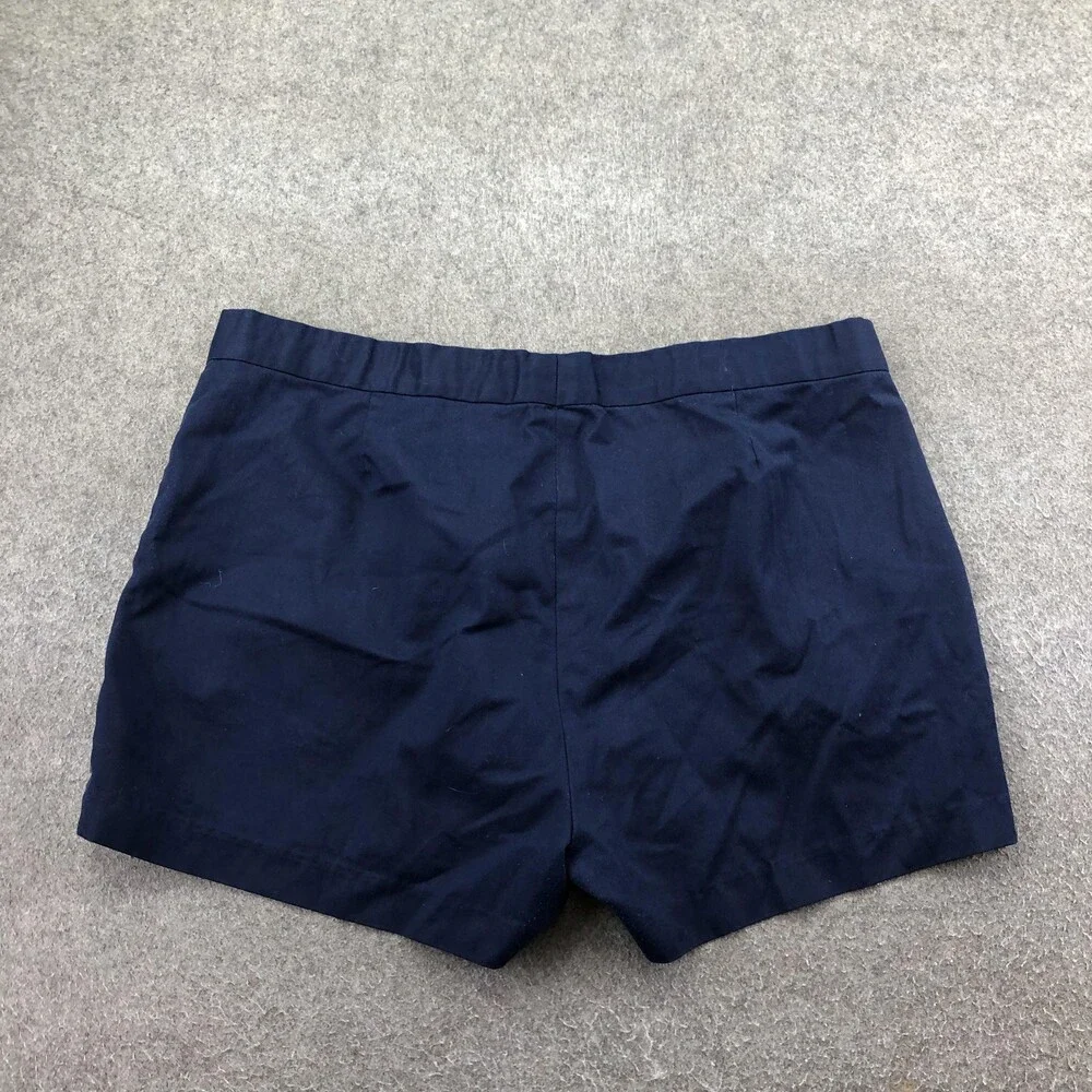 Adidas Shorts Mens 42 Blue Chino Flat Front 4 Inseam Casual Summer Sports